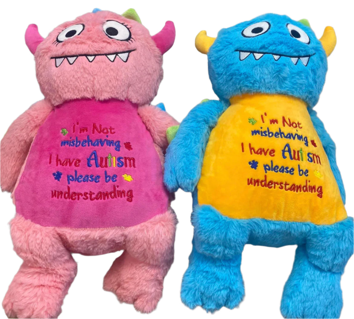 Autism worry monster teddies