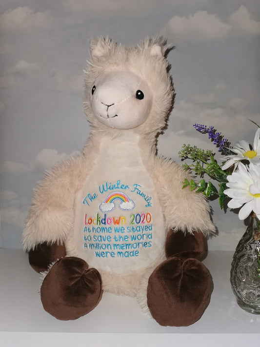 Personalised Llama teddy