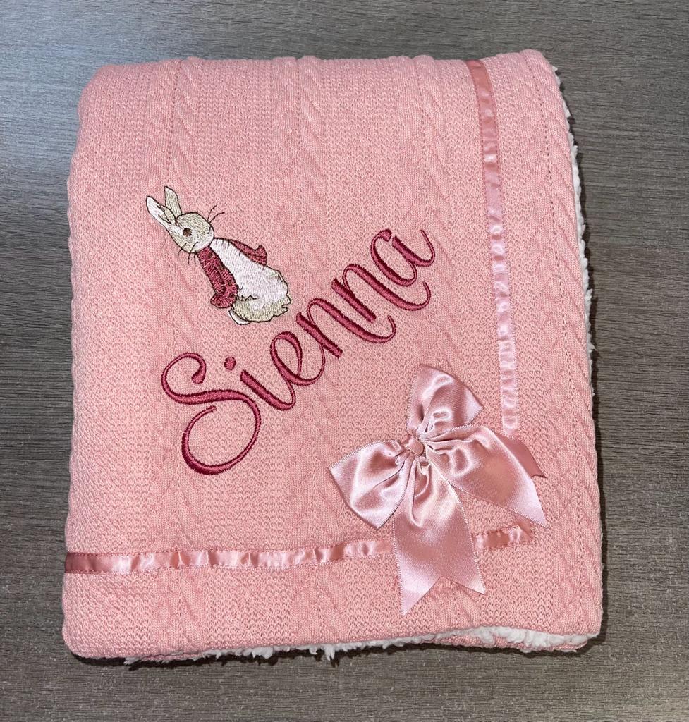 Personalised baby blankets disney hot sale