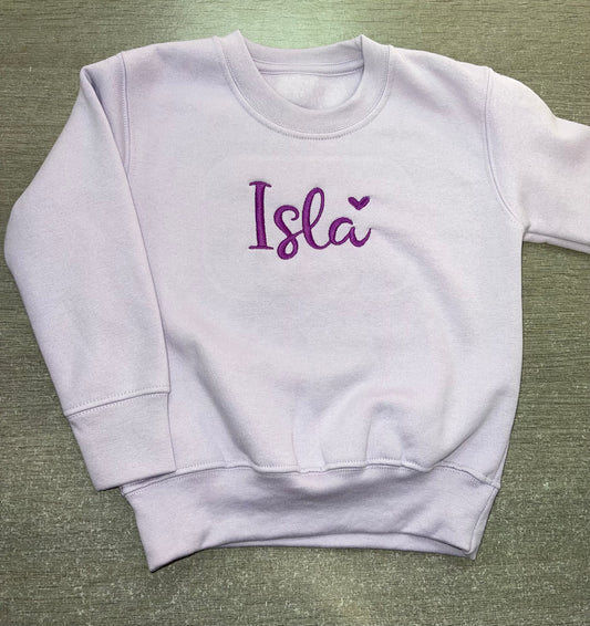 Personalised Jumpers - lilac