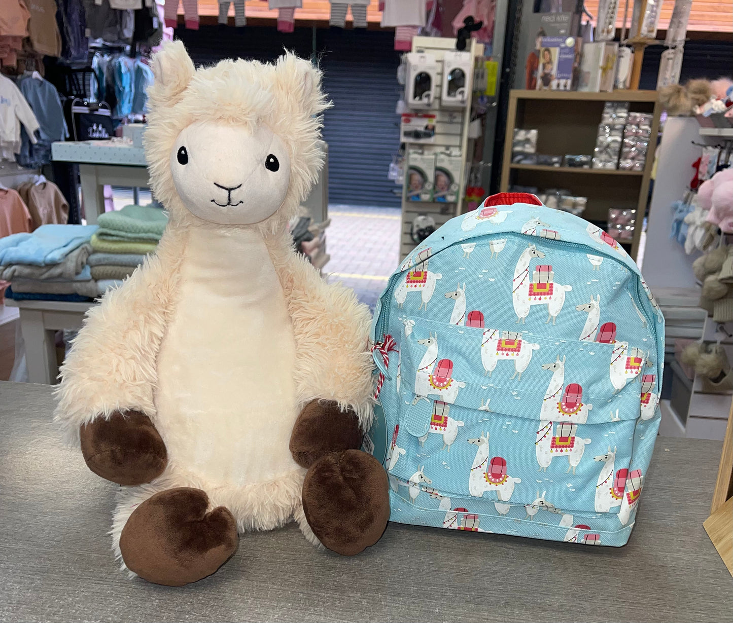 Personalised Llama teddy - FREE BACKPACK