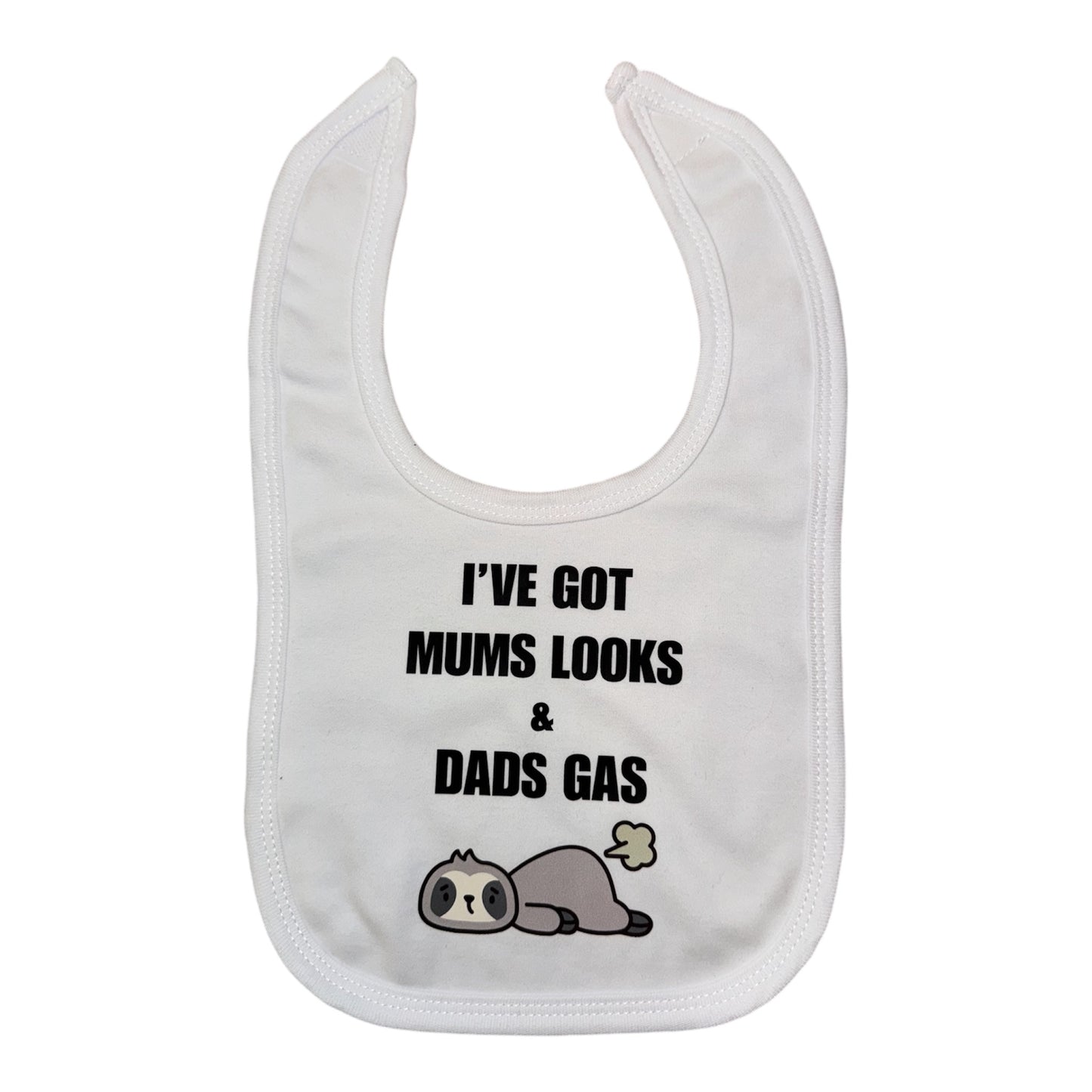 Slogan bib I’ve got mums looks