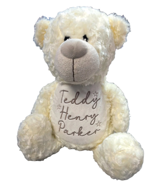 DISCONTINUED PERSONALISED MEMORY BEARS - CREAM BEAR