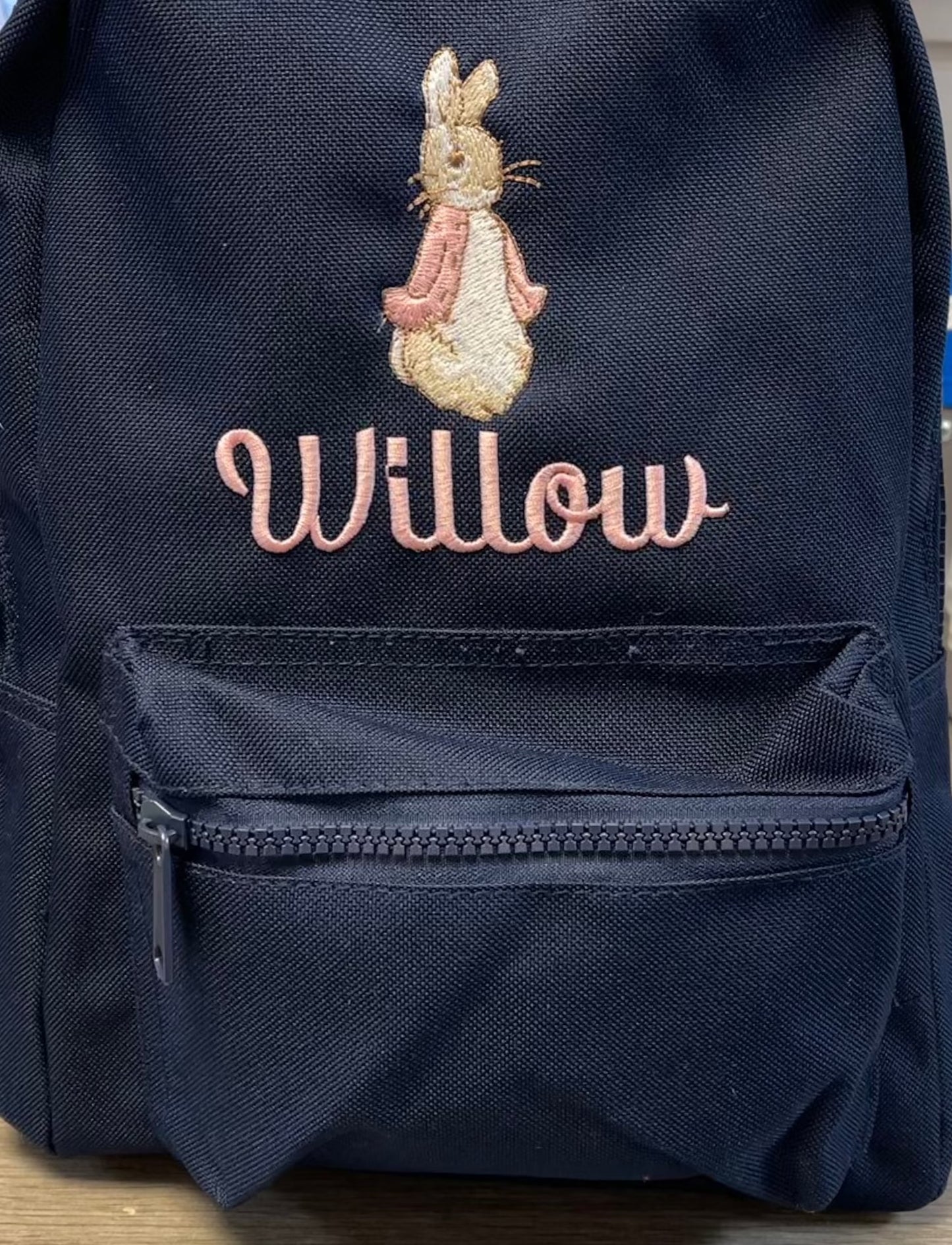 Personalised childrens backpack - Peter/Flopsy Rabbit design
