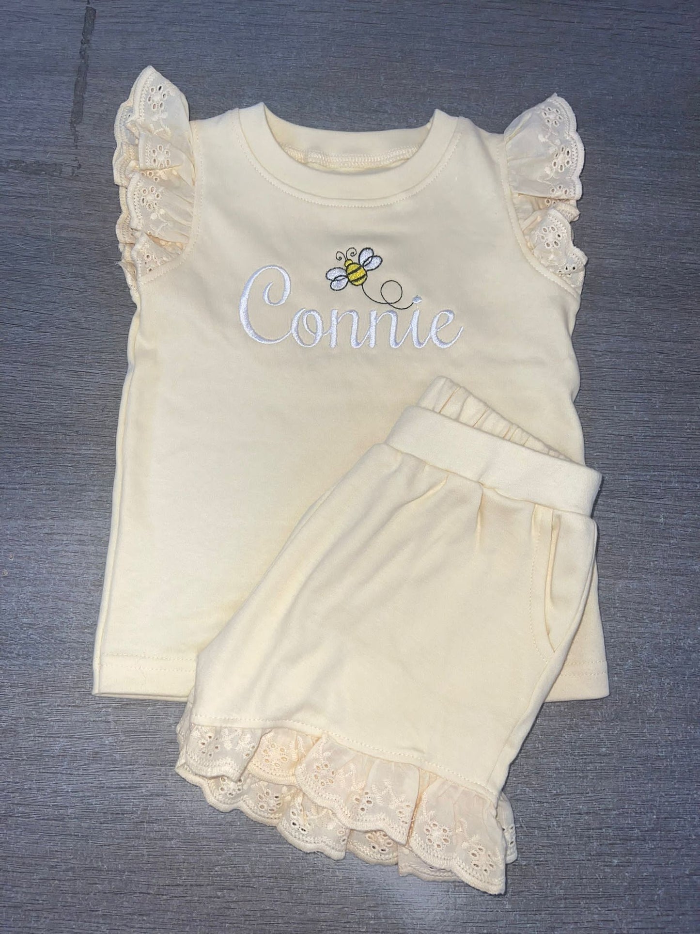 Personalised lemon T-Shirt & short sets
