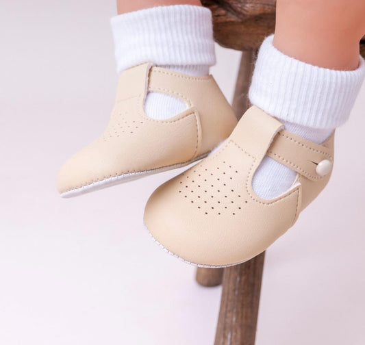 Baby Boys Biscuit Pram Shoes
