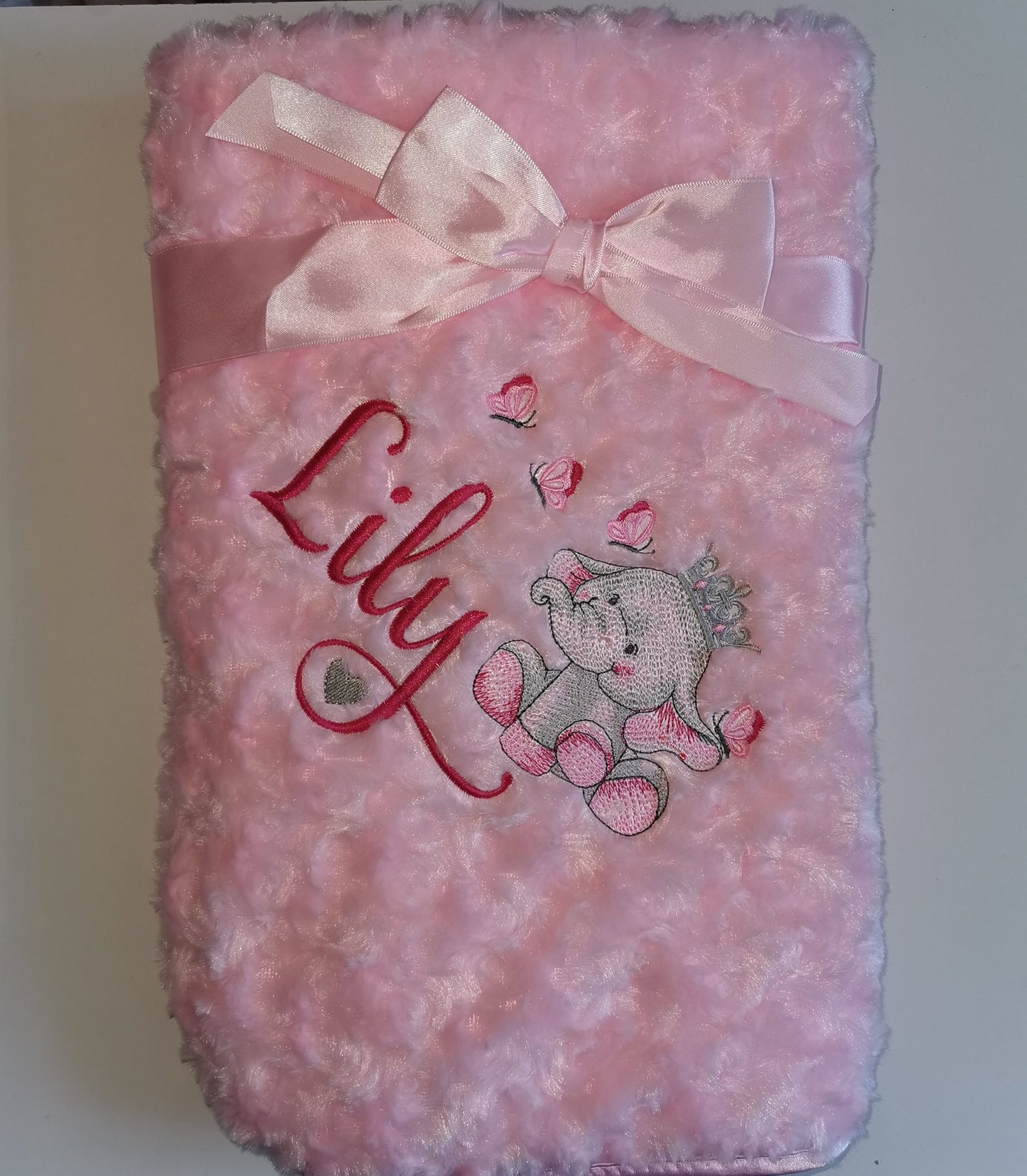 personalised fluffy blanket - Ellie design