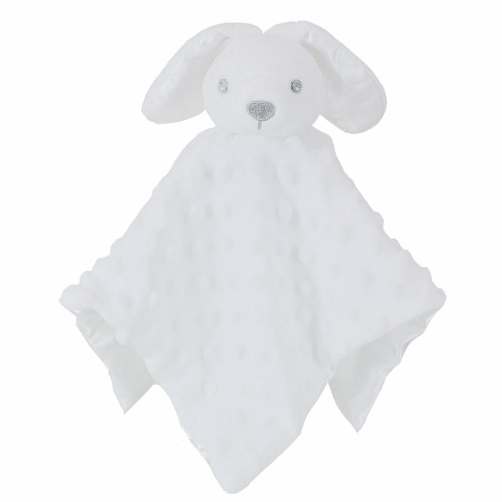 Plain White Bobble Rabbit Comforter