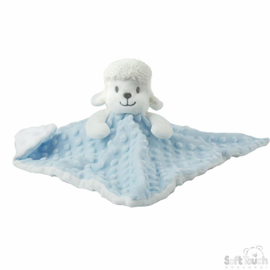 Personalised Blue Lamb Comforter
