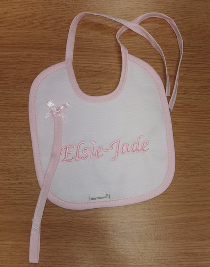 Spanish Bib With Dummy Clip - Personalise me
