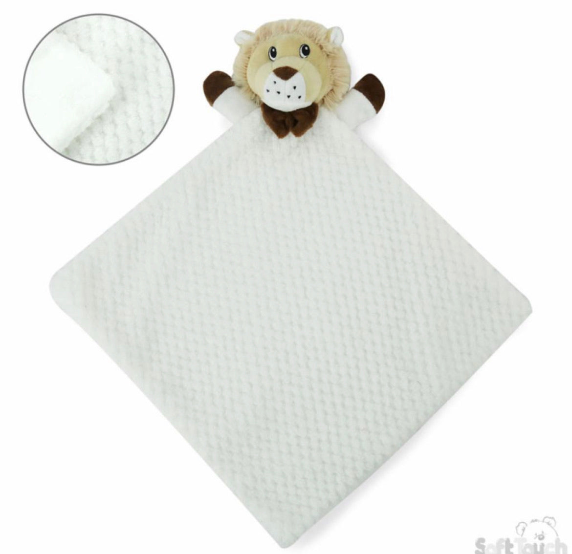 White waffle Lion comforter - Personalise me