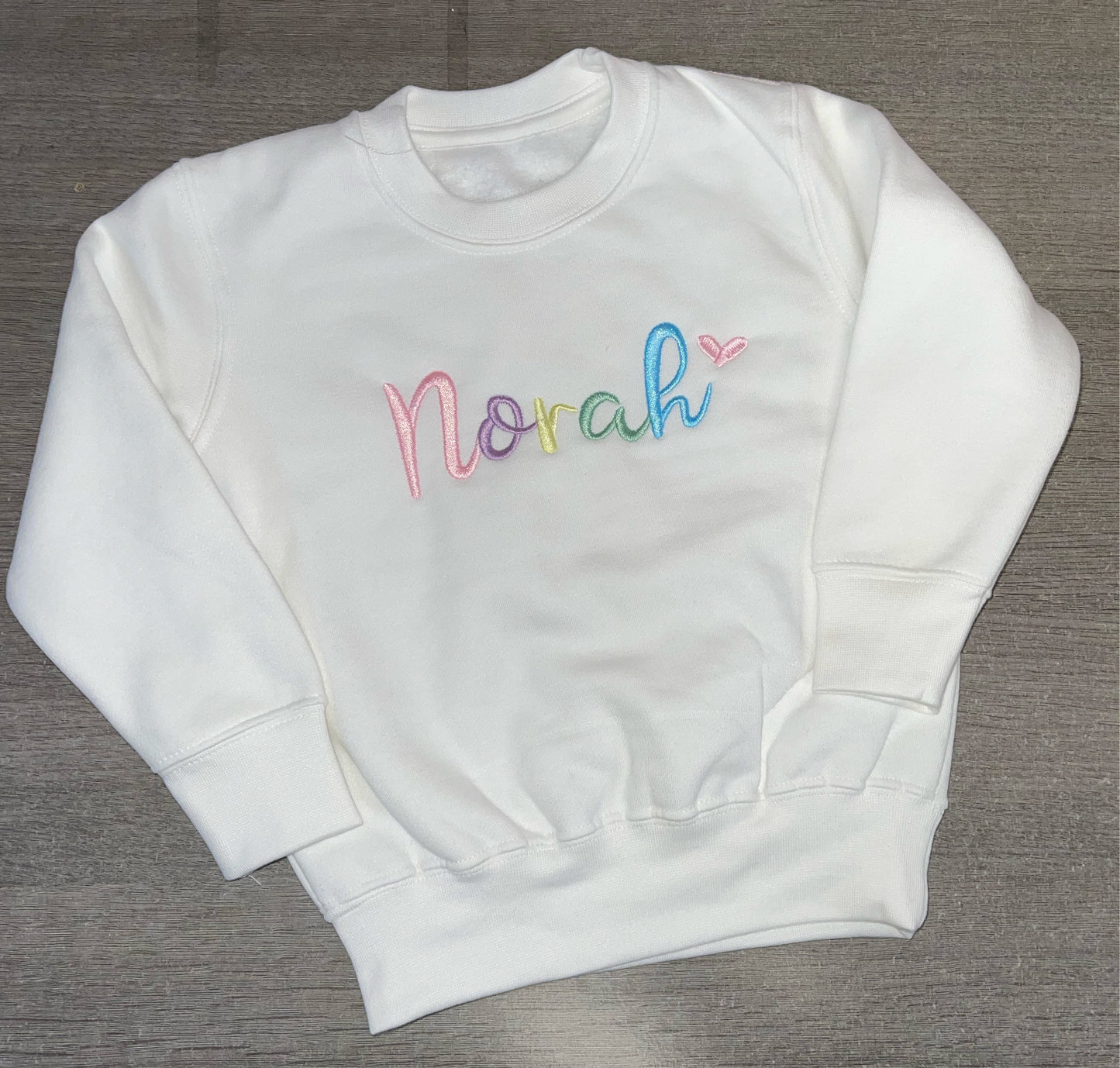 Personalised white Jumper