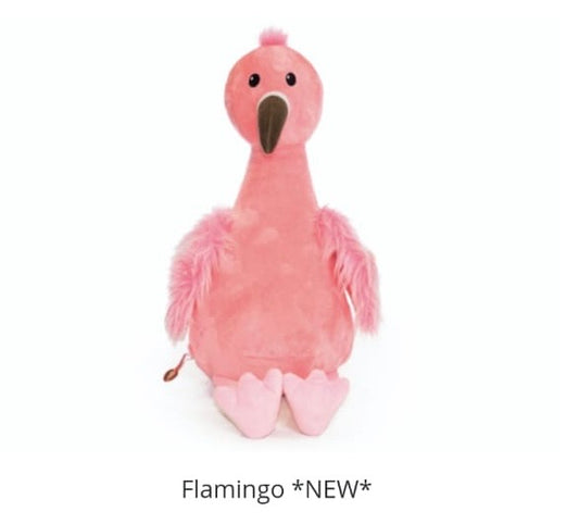 Personalised Cubby flamingo